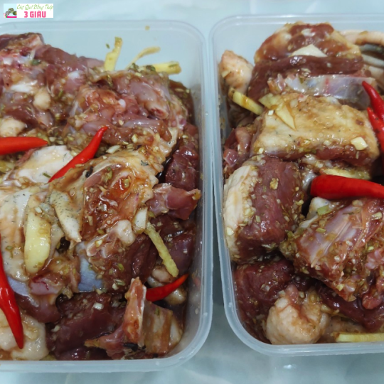 VỊT CÒ ƯỚP KHO SẢ GỪNG /2 HỘP